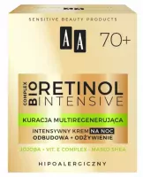 AA - BIO RETINOL INTENSIVE 70+ Kuracja multiregenerująca - Intensywnie odżywczy krem na noc - 50 ml