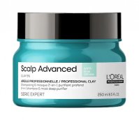 L’Oréal Professionnel - SERIE EXPERT - Scalp Advanced Anti-Oiliness Professional Clay 2-in-1 Shampoo & Mask - Oczyszczająca maska 2w1 z glinką - 250 ml