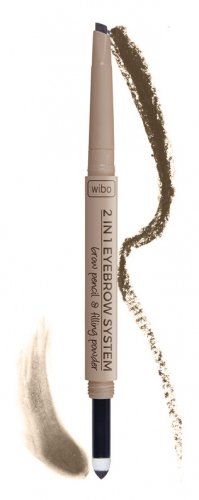 WIBO - 2in1 EYEBROW SYSTEM Brow Pencil & Filling Powder  - 3
