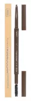 WIBO - Slim Triangular Eyebrow Pencil - Precyzyjna, trójkątna kredka ze szczoteczką do makijażu brwi 