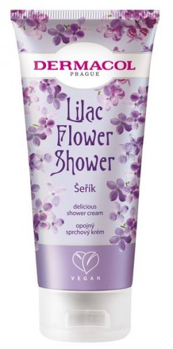 Dermacol - Lilac Flower Shower - Delicious Shower Cream - Krem pod prysznic - Bez - 200 ml 