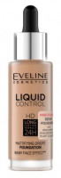 Eveline Cosmetics - Liquid Control - Mattifying Drops Foundation - Podkład z niacynamidem w dropperze - 30 ml - 060 SUNNY BEIGE - 060 SUNNY BEIGE
