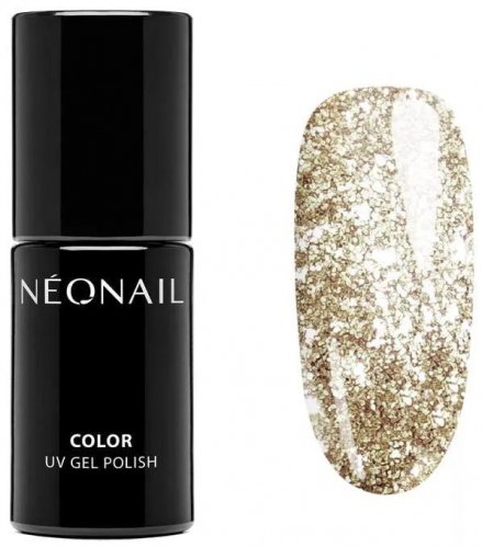 NeoNail - UV GEL POLISH COLOR - Hybrid Varnish with glossy particles  - 5371-7 CHAMPAGNE KISS