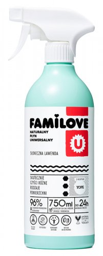 YOPE - FAMILOVE - Natural universal cleaner - Sunny Lavender - 750 ml