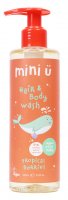 Mini U - Hair & Body Wash - Tropical Berries - Natural body and hair wash gel for children and babies - 250 ml