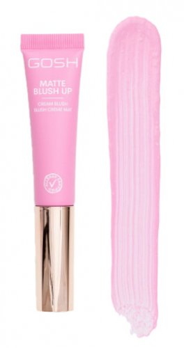 GOSH - Matte Blush Up - Cream Blush - Matowy róż w kremie - 14 ml - 001 Hot Pink