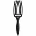 Olivia Garden - FingerBrush Ionic - Szczotka do rozczesywania włosów - Medium Black