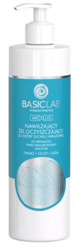 BASICLAB - MICELLIS - Moisturizing cleansing gel for dry and sensitive skin - 300 ml 
