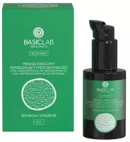 BASICLAB - ACIDUMIS - Reducing Imperfections Acid Peeling with shikimic acid 6%, almond acid 5%, lactobionic acid 3% and glutathione - Reduction and Narrowing - Night - 30 ml