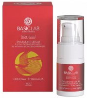 BASICLAB - ESTETICUS - Emulsion serum with 0.3% pure retinol, 3% vitamin C and coenzyme Q10 - Renewal and Stimulation - Night - 15ml