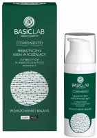 BASICLAB - COMPLEMENTIS - Prebiotic soothing cream with 5% prebiotics, 1% centella asiatica and vitamin F - Strengthening and Balance - Day/Night - 50 ml 