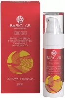 BASICLAB - ESTETICUS - Emulsion Serum - Emulsyjne serum z 0,3% czystym retinolem, 3% witaminą C oraz koenzymem Q10 - Odnowa i Stymulacja - Noc - 30 ml