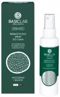 BASICLAB - DERMATIS - Prebiotic Body Spray - Prebiotyczny spray do ciała 5% postbiotyku, 3% prebiotyków i azeloglicyna - Wyciszenie i Balans -100 ml 