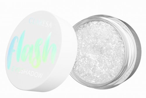 Claresa - Flash Eyeshadow - Iskrzący cień do powiek - 3 g  - 01 SNOW QUEEN