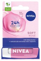 Nivea - SOFT ROSE - 24h Moisture Lip Balm - 4.8 g