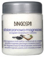 BINGOSPA - Salt And Magnesium Sulphate - Sól siarczanowo-magnezowa do kąpieli mineralnych i okładów -  600 g