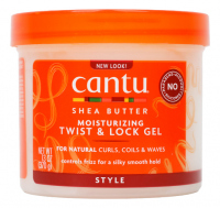 Cantu - Shea Butter - Moisturizing Twist & Lock Gel - Żel do stylizacji loków - 370 g 