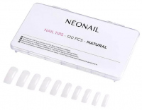 NeoNail - Nail Tips - Naturalne tipsy z długą kieszonką - Natural - 120 sztuk - Art. 1064