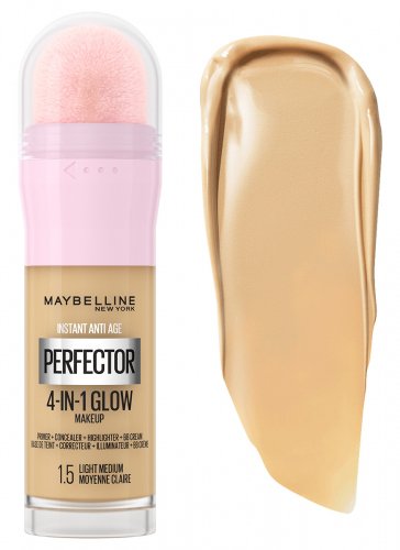 MAYBELLINE - INSTANT ANTI-AGE PERFECTOR - 4-In-1 Glow Make-Up - 20 ml - 1.5 Light Medium