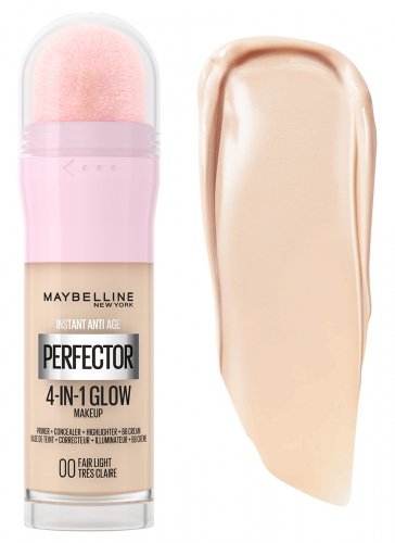 MAYBELLINE - INSTANT ANTI-AGE PERFECTOR - 4-In-1 Glow Make-Up - Rozświetlająca baza do makijażu 4w1 - 20 ml - 00 Fair Light