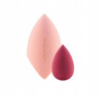 Boho Beauty - Makeup Sponge - Zestaw 2 gąbek do makijażu - V Cut Pink Slim + Berry Mini 