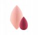 Boho Beauty - Makeup Sponge - Zestaw 2 gąbek do makijażu - V Cut Pink Slim + Berry Mini 