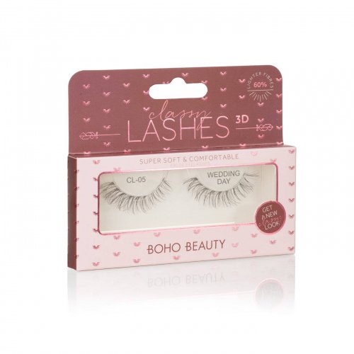 Boho Beauty - Falsh Eyelashes - Classy Lashes 3D  - CL-05 WEDDING DAY 