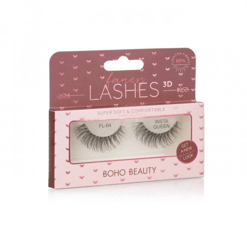 Boho Beauty - Falsh Eyelashes - Sztuczne rzęsy - Fancy Lashes 3D  - FL-04 INSTA QUEEN 