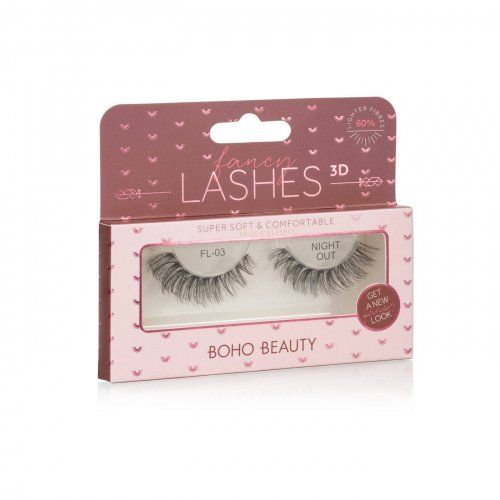 Boho Beauty - Falsh Eyelashes - Fancy Lashes 3D  - FL-03 NIGHT OUT