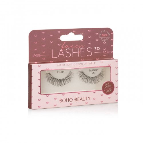Boho Beauty - Falsh Eyelashes - Fancy Lashes 3D  - FL-05 MARRY ME 