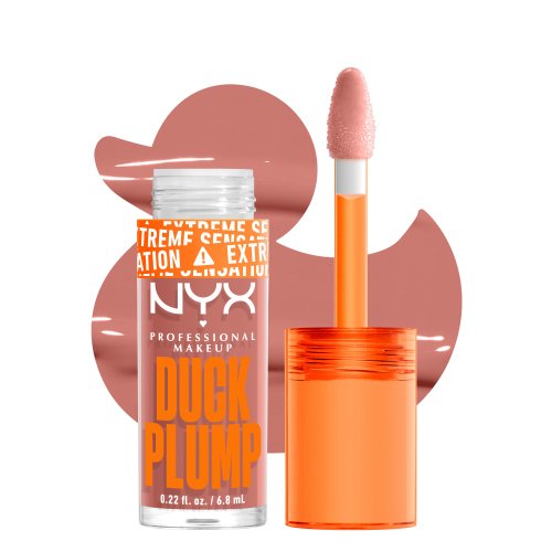 NYX Professional Makeup - DUCK PLUMP High Pigment Plumping Gloss - 7 ml - 02 BANGIN' BARE 