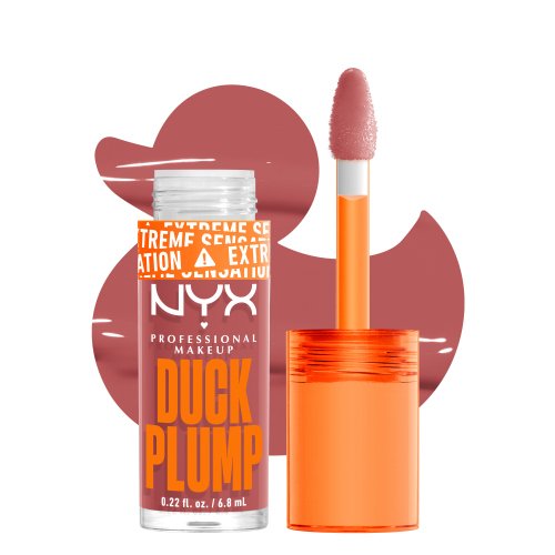 NYX Professional Makeup - DUCK PLUMP High Pigment Plumping Gloss - Błyszczyk z efektem powiększenia ust - 7 ml - 03 NUDE SWINGS 