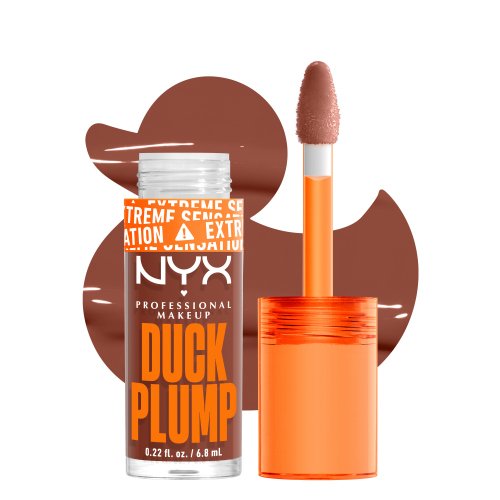 NYX Professional Makeup - DUCK PLUMP High Pigment Plumping Gloss - Błyszczyk z efektem powiększenia ust - 7 ml - 07 MOCHA ME CRAZY 