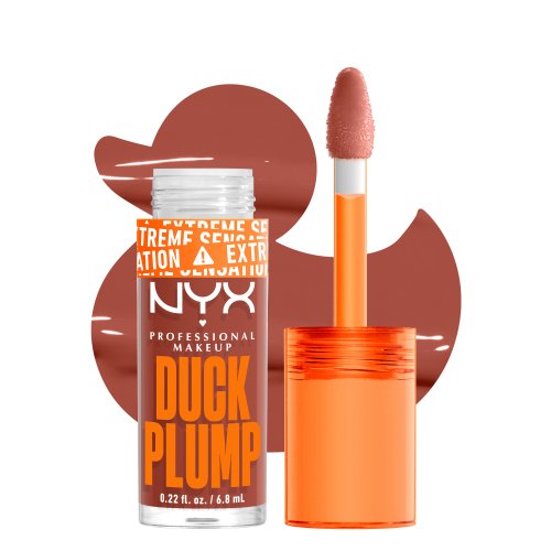 NYX Professional Makeup - DUCK PLUMP High Pigment Plumping Gloss - Błyszczyk z efektem powiększenia ust - 7 ml - 05 BROWN OF APPLAUSE 