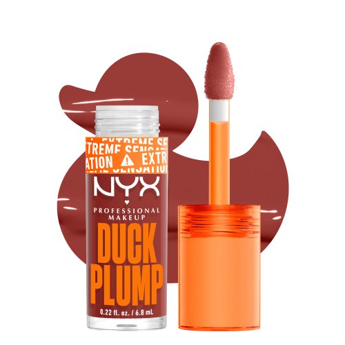 NYX Professional Makeup - DUCK PLUMP High Pigment Plumping Gloss - Błyszczyk z efektem powiększenia ust - 7 ml - 06 BRICK OF TIME 