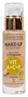 Bielenda - Make-up Academie - Liquid Foundation With Vitamines - Płynny fluid z witaminami A+C+E - 30 ml  - 1 - NATURALNY - 1 - NATURALNY