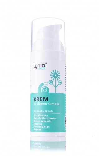 Lynia - Snail - Cream with snail slime - Dry and mature skin - 50 ml