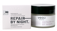 Veoli Botanica - Repair By Night - Krem do twarzy na noc z ochroną lipidową 
