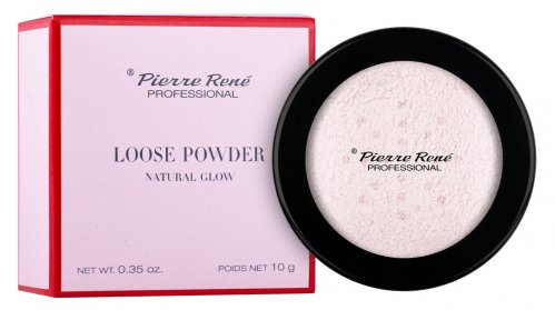 Pierre René - Natural Glow - Loose Powder - Sypki puder do twarzy - 10 g