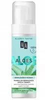 AA - ALOES - Moisturizing and soothing foam for removing make-up and washing the face - 150 ml 