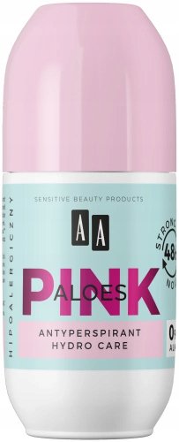 AA - PINK ALOES - Antyperspirant roll-on- 50 ml
