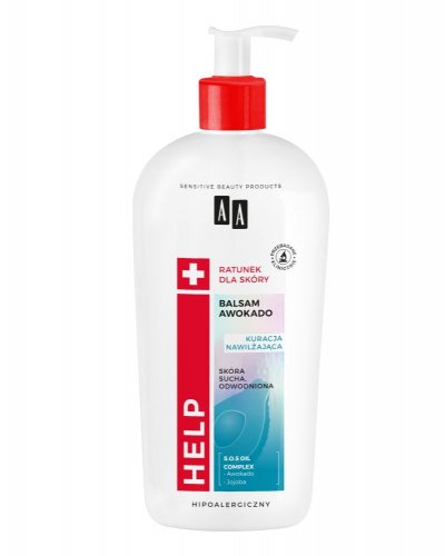 AA - HELP+ - SOS Care System - Body lotion - Avocado - 400 ml 