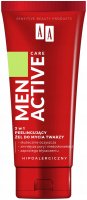 AA - Men Active Care - Peelingujący żel do mycia twarzy 3w1 - 150 ml 