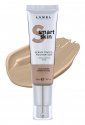 LAMEL - SMART SKIN - Serum Tinted Foundation - Nawilżający podkład do twarzy z kwasem hialuronowym - SPF30+ - 35 ml - 404 Sand - 404 Sand