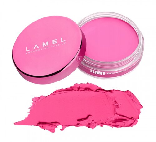 LAMEL - FLAMY - Fever Blush - Kremowy róż do twarzy - 7 g - 401 Chilly