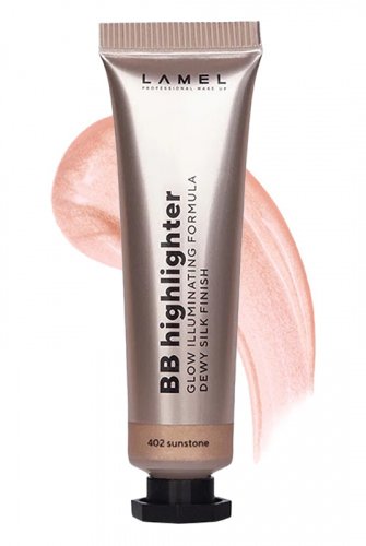 LAMEL - BB Highlighter - Liquid face highlighter - 10 ml - 402 SUNSTONE 