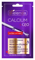 Bielenda - CALCIUM + Q10 - Ultra Lifting - Skoncentrowana głęboko rewitalizująca maseczka przeciwzmarszczkowa - 8g