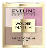 Eveline Cosmetics - WONDER MATCH - Face Contouring Palette - Paleta do konturowania twarzy - 01