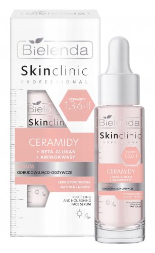 Bielenda - SKIN CLINIC PROFESSIONAL - Rebuilding and Nourishing Face Serum - Ceramidy - Odbudowująco-odżywcze serum do twarzy - 30 ml