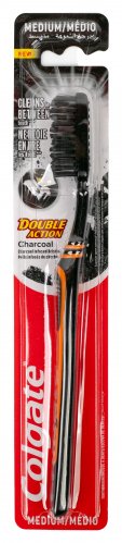 Colgate - Double Action - Charcoal - Toothbrush - Medium 